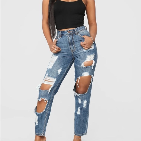 Fashion Nova Denim - Fashion Nova Boyfriend Jeans
